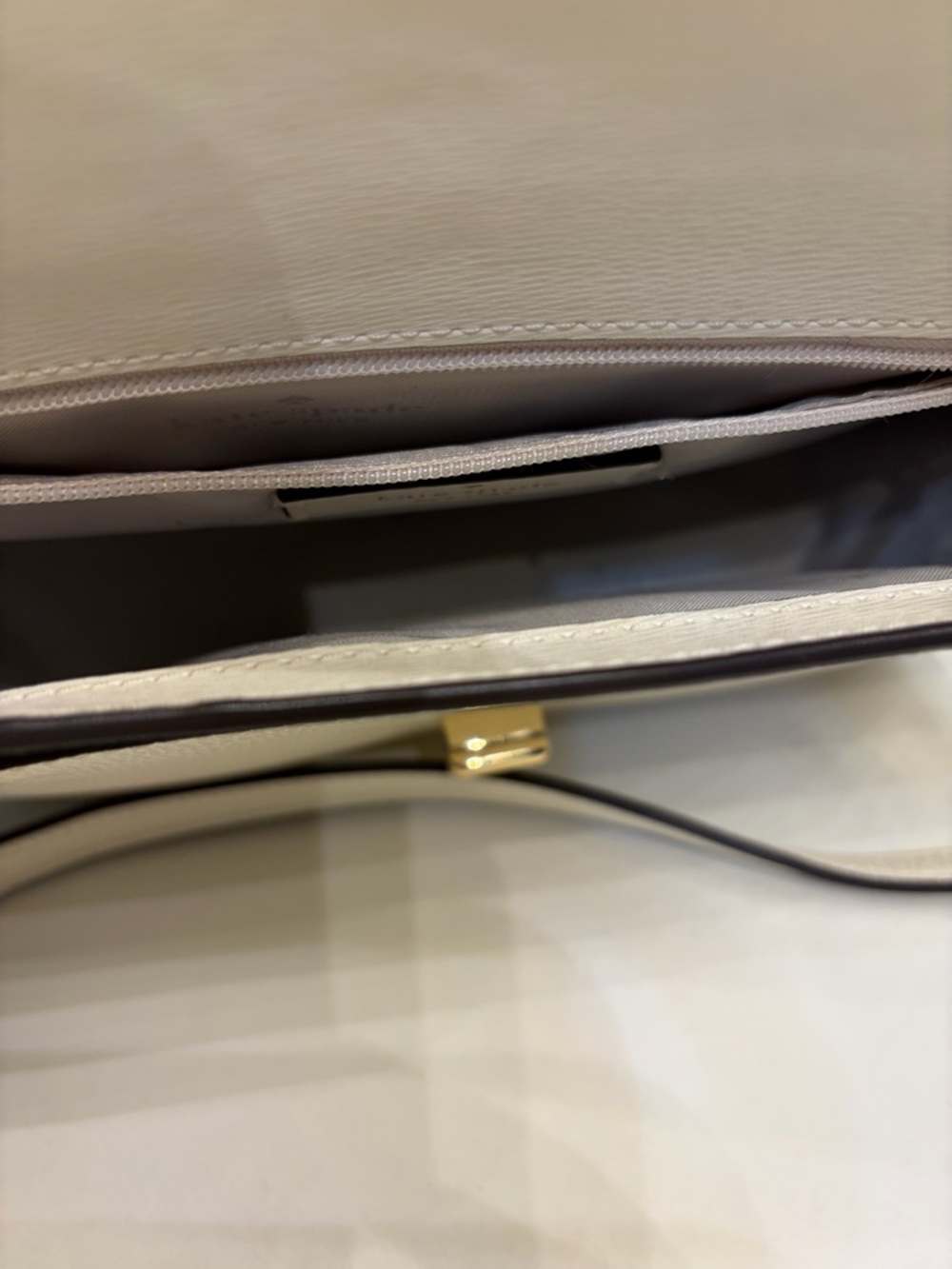 Kate Spade White Floral Embroidered Straw Flap Shoulder/Crossbody Bag - Picture 10 of 11